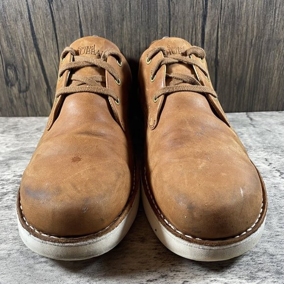Samuel Hubbard “Free” Casual Walking Shoe Tan Waxhide Leather Men’s Size 9.5 - Picture 5 of 8
